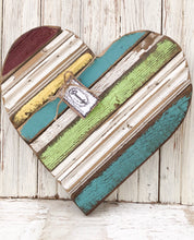 Grandy's 14" Salvaged Trim HEART(diagonally striped)