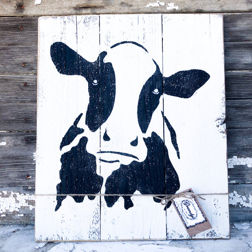 Grandy's Holstein Cow Sign